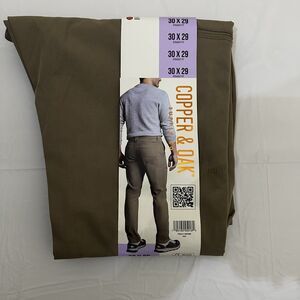 Copper & Oak Men's All Day Tech Pants 30x29 Straight  Tan